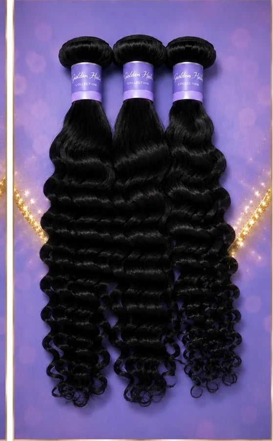 Bundle Deals 3 Pack Virgin Island Curl Hair Weave